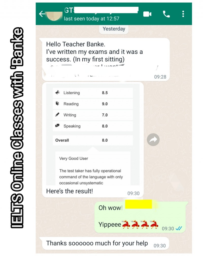 IELTS Testimonial 4